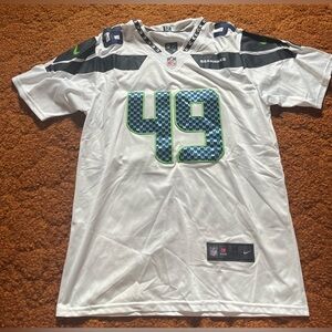 Shaquem Griffin #49 Seattle Seahawks White On Field Jersey Mens Medium Nike